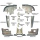 Cessna C172DEF (63-65) Complete Engine Baffle Set